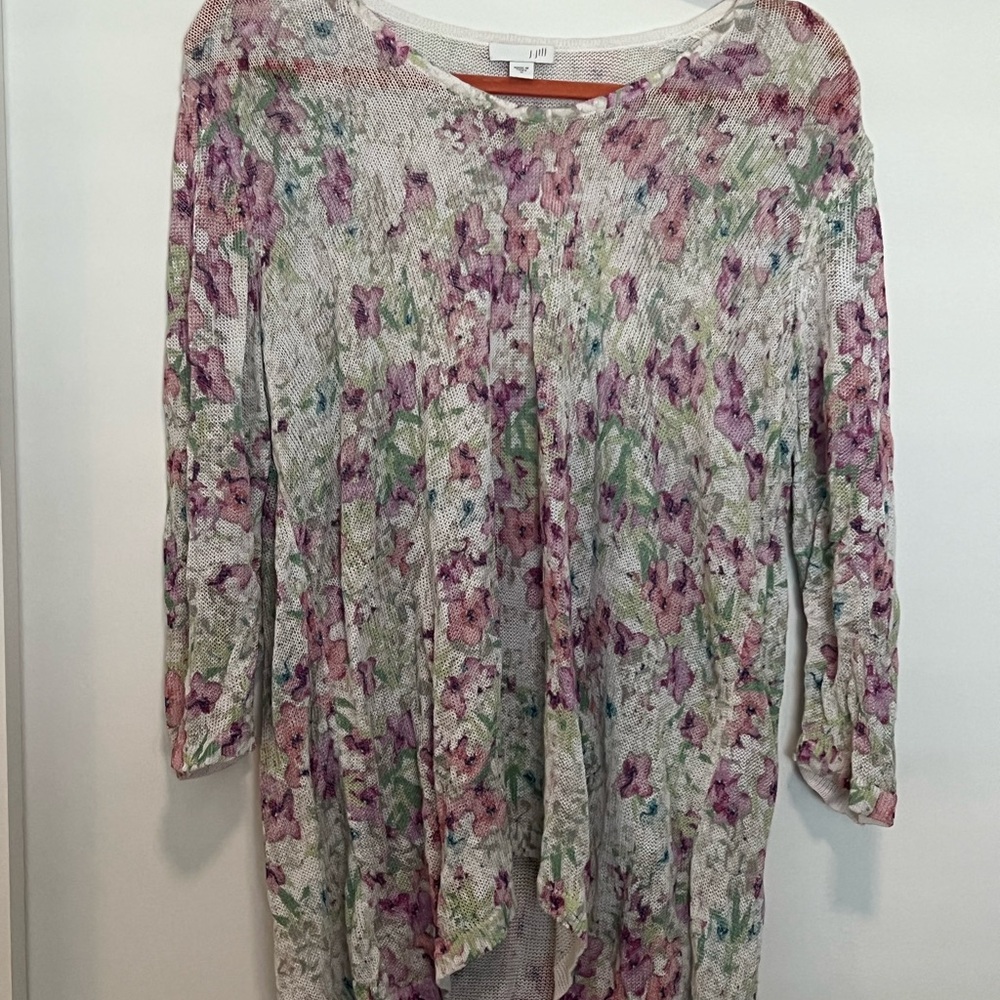 j.jill Floral Knit Women's Top